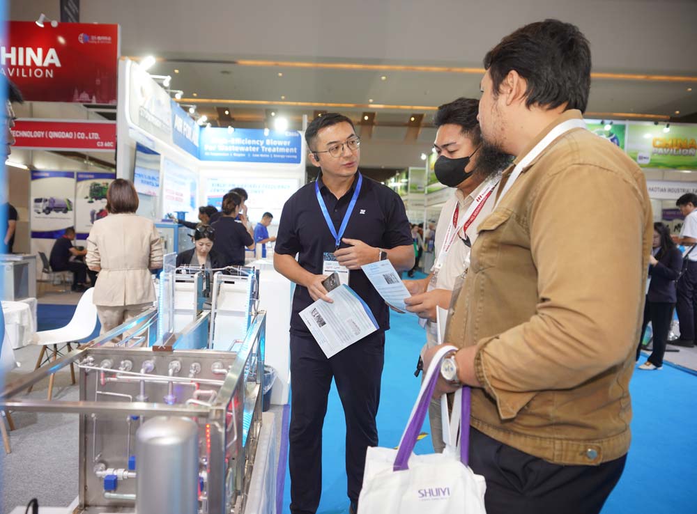 Indo Water Expo & Forum exhibition and industry professionals